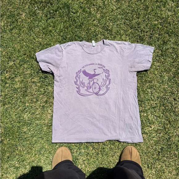 Y2K Annual LA River Ride Graphic Tee NWOT - Picture 1 of 3